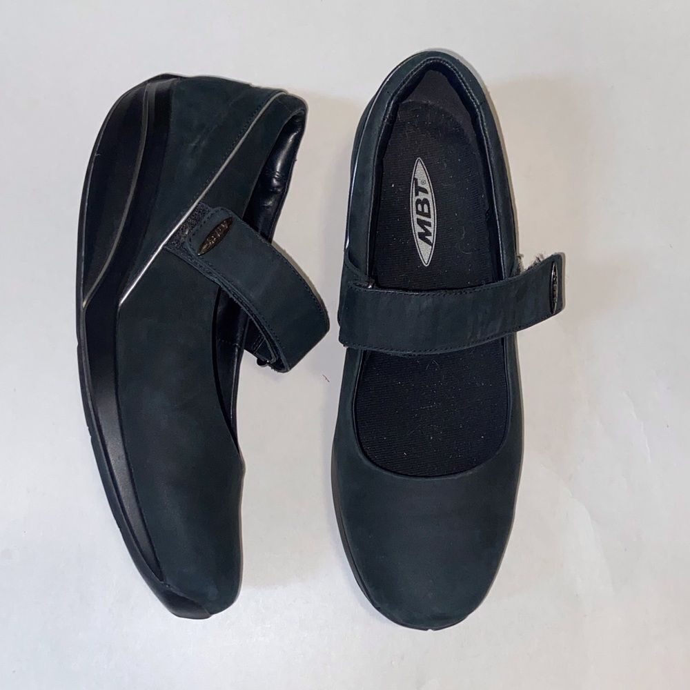 MBT Art Shoe Rocker High Leather Kesho MJ Black Loafers Women’s Size EUR 40